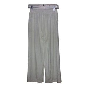 Habitual White High rise Wide leg Pants Women Size 12